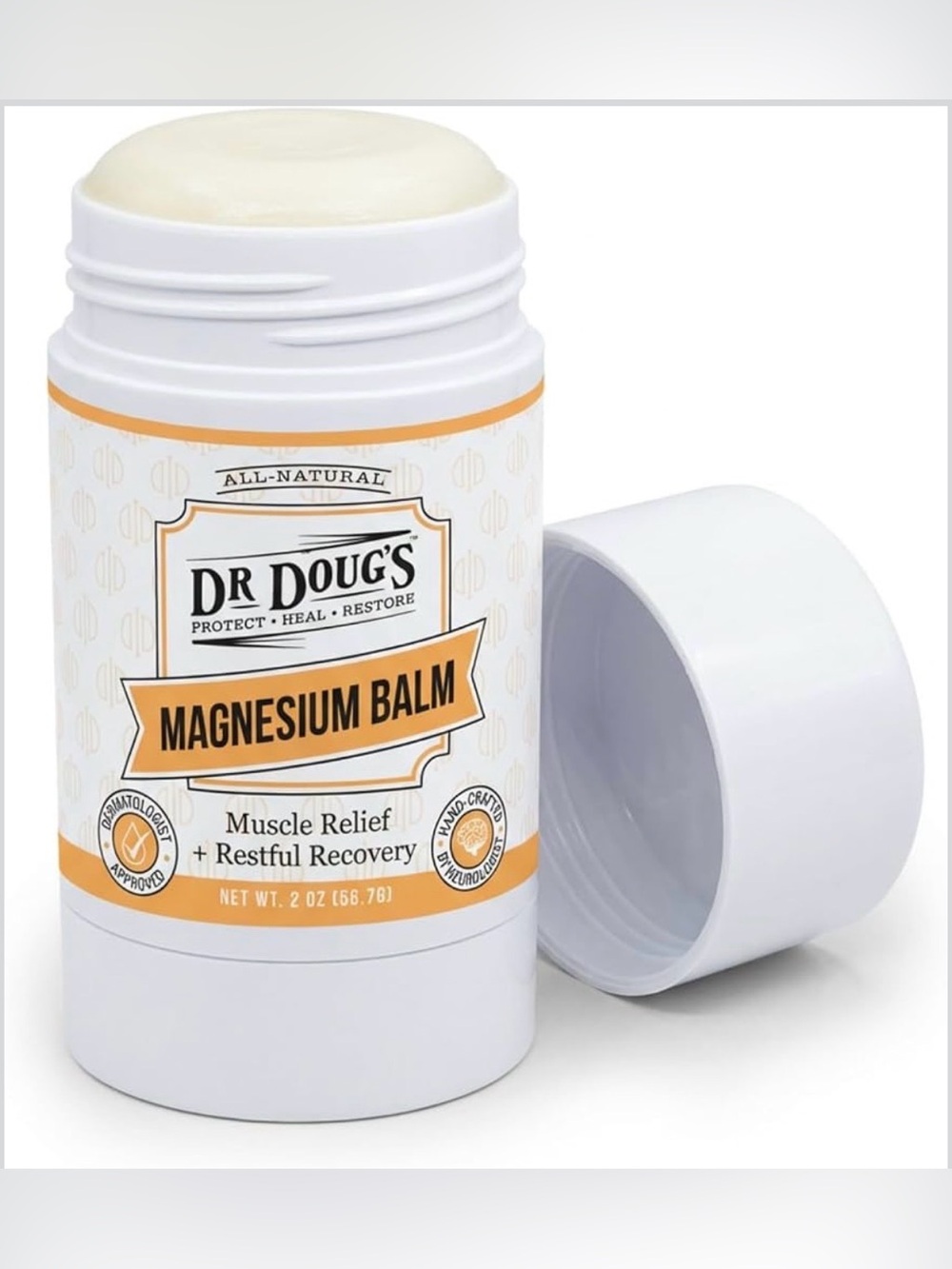 Magnesium Balm Stick 2 oz – Non-Greasy Lavender & Peppermint | Brand New